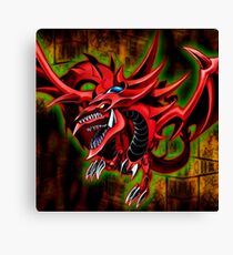 Yu-Gi-Oh! Duel Monsters: Slifer the Sky Dragon Card Artwork Canvas Print