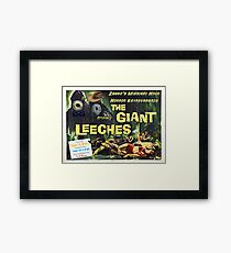 Zaago presents: The Giant Leeches Framed Print