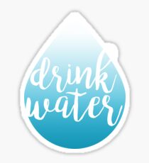 Water Drop - Drink Water Sticker