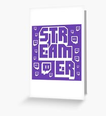 Streamer Twitch Greeting Card
