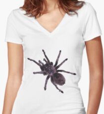 Mr Fuzzy Legs Women's Fitted V-Neck T-Shirt