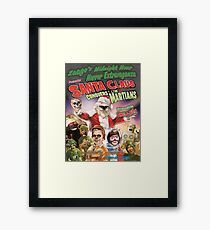 Zaago presents: Santa Clause Conquers the Martians Framed Print