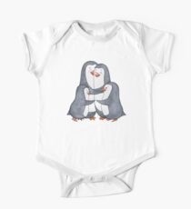 Penguins family. Hug One Piece - Short Sleeve