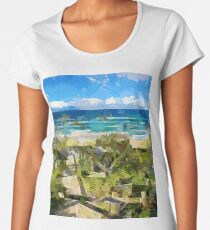 Beach Walk Women's Premium T-Shirt