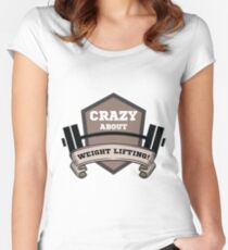 Weight Lifting Women's Fitted Scoop T-Shirt