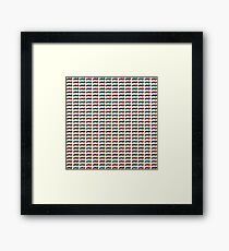 Pattern from colorful cars - toys Framed Print