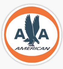 vintage american airlines logo Sticker