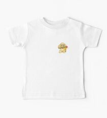 Cute Spaniel with Flowers Baby Tee