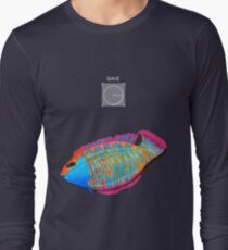 Save the Fish - Detroit become Human (Good for Coloured shirts) Long Sleeve T-Shirt