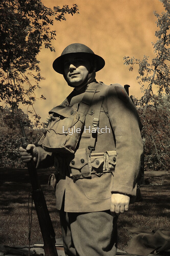 WWI Doughboy By Lyle Hatch Redbubble   Flat,1000x1000,075,f.u2 