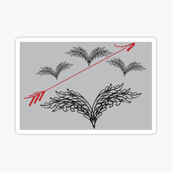 Evil Wings Sticker