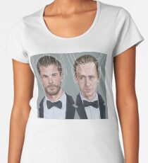 Chris Hemsworth & Tom Hiddleston Women's Premium T-Shirt
