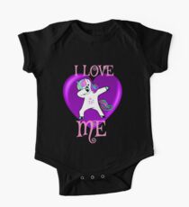 I Love Me for People or yourself Shirt Unicorn Rainbow Gift One Piece - Short Sleeve
