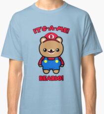 Bear Cute Funny Kawaii Mario Parody Classic T-Shirt