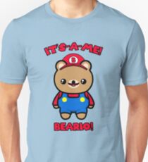 Bear Cute Funny Kawaii Mario Parody Unisex T-Shirt