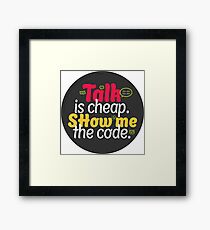 Show me the Code T-Shirt Framed Print