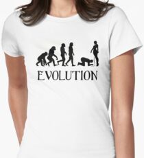 Femdom BDSM Evolution Women's Fitted T-Shirt