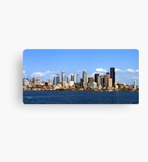 Seattle Skyline Ten Canvas Print