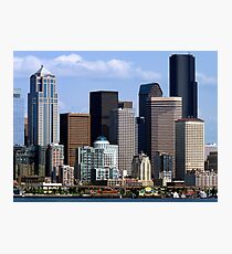 Seattle Skyline Two Photographic Print