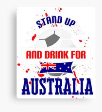 World Cup T-shirt Australia Canvas Print