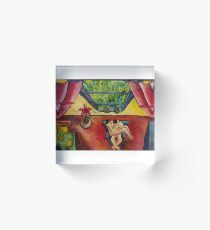 lgbt painter queer artists men love homosexual artist Acrylic Block