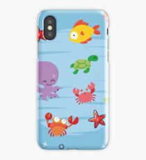 Happy Sealife | Children Pattern iPhone Case