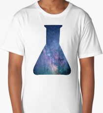 Galaxy Science Flask Beaker Long T-Shirt