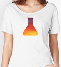 Evening Skies Science Beaker Women's Relaxed Fit T-Shirt