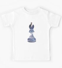 Bishop Chess Piece Starry Night Galaxy - Cool Chess Club Gift Kids Tee