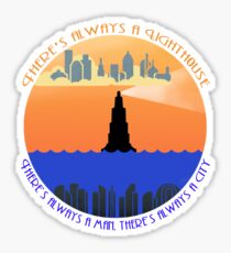 There's always a lighthouse... Sticker