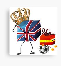 Great Britania - the big fan Canvas Print