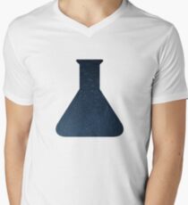 Starry Skies Science Chemistry Beaker Men's V-Neck T-Shirt