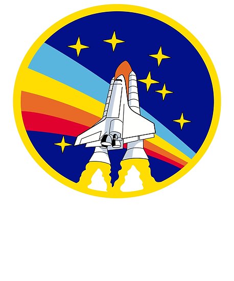 Nasa Space Shuttle Rainbow Emblem Logo Poster By The Elements