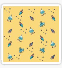 Boys Galaxy Rocket Space Bedding Set | Children Pattern Sticker