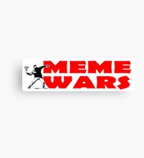 MEME WARS Canvas Print