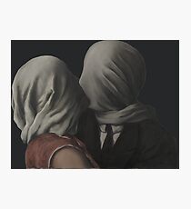René Magritte – The Lovers (Paris 1928) Photographic Print