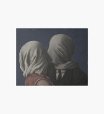René Magritte – The Lovers (Paris 1928) Art Board