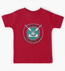 Lager Kikiwaka - Bunk'd - roter Hintergrund Kinder T-Shirt