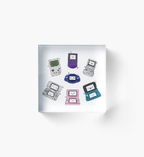 Cute Nintendo Design Acrylic Block