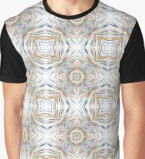 abstract rainbow art chromatic seamless colorful repeat pattern Graphic T-Shirt