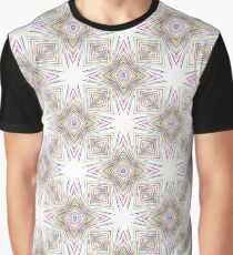 rainbow prismatic colorful seamless repeat pattern Graphic T-Shirt