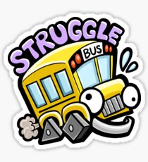 Struggle Bus Sticker