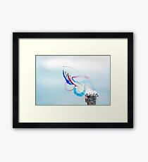 Climbing with the Red Arrows Framed Print