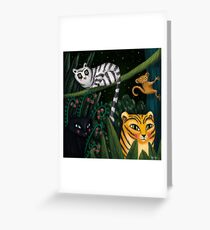 Jungle time Greeting Card