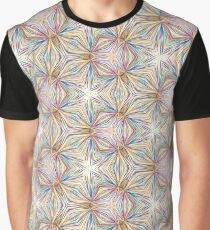 abstract prismatic art seamless colorful repeat pattern Graphic T-Shirt