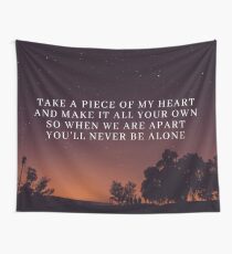 Never Be Alone Lyrics (Pt. 2) - Shawn Mendes Wall Tapestry