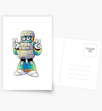 Block Man Postcards