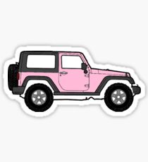 Rosa Jeep Sticker