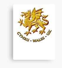 Wales - Gold Canvas Print