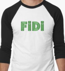 FiDi Financial District Baseball Âľ Sleeve T-Shirt